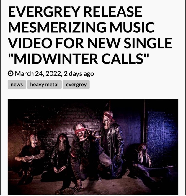 Evergrey video by Patric Ullaeus